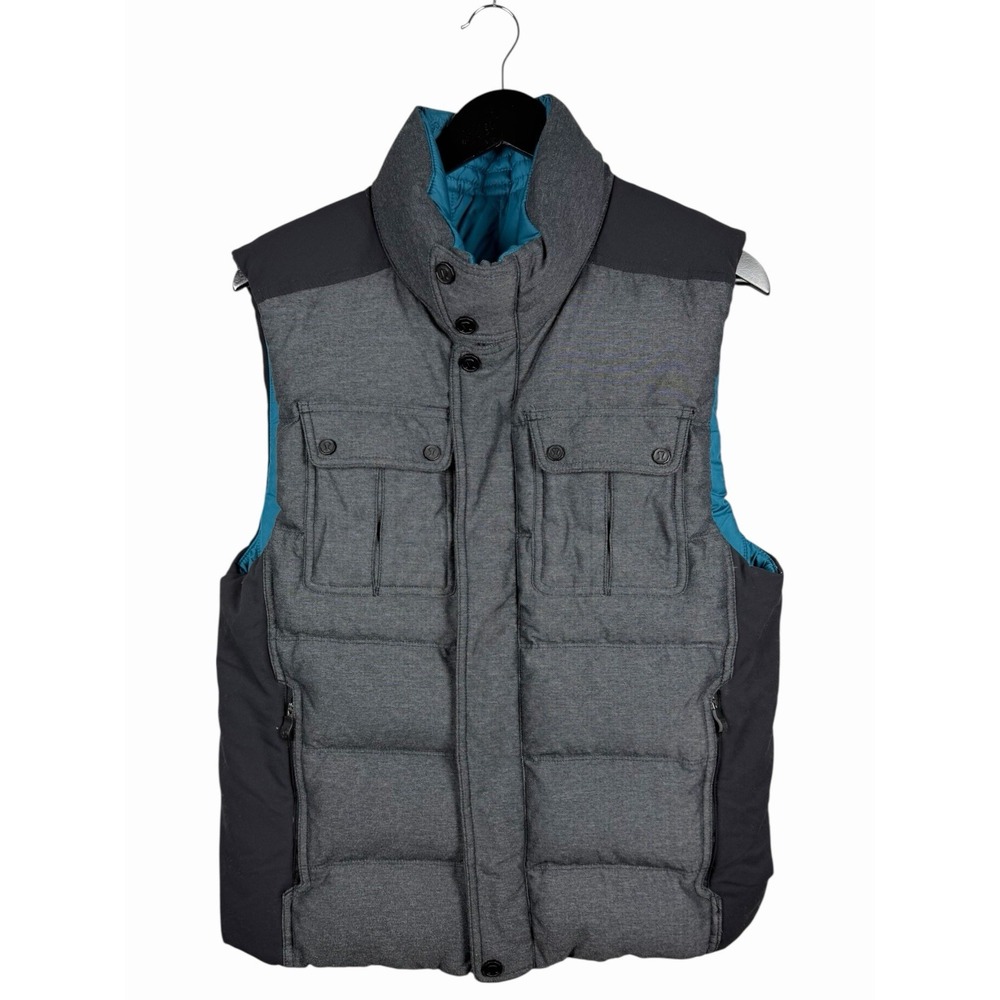 Lululemon Reversible Gray & Black, Teal Farmcore Athleisure Vest Men's Medium